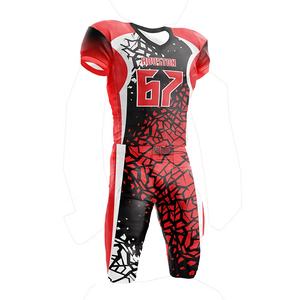 Uniforme de Fútbol Americano Personalizado Sublimado, Hecho 100% de Poliéster, Manga Corta, Impresión de Alta Calidad, Precio Razonable - Product Image 3
