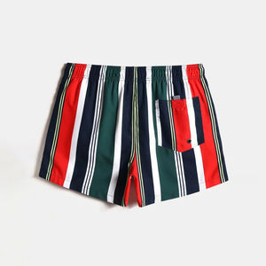 Shorts de bain décontractés pour hommes en polyester de haute qualité, motif uni avec impression numérique - Product Image 6