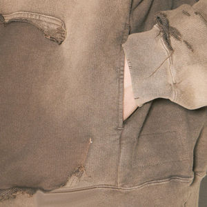 Sweat à capuche en coton éponge vintage pour homme, sur mesure, avec effet délavé au soleil, sweat à capuche vintage délavé au soleil pour homme - Product Image 5