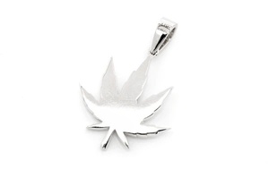 Nuevo diseño de alta calidad de laboratorio crecer diamante oro sólido Hip Hop Iced Out personalizado único colgante de hoja de arce para hombres a precio al por mayor - Product Image 6