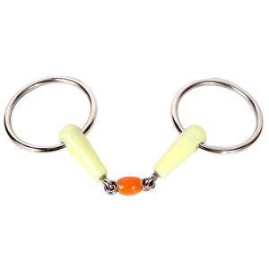 Bocado de Brida de Acero Inoxidable 304 Duradero con Anillo en O para Caballos - Colores Surtidos, Accesorio de Equipo Ecuestre - Product Image 1