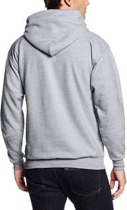 Sweat-shirt molletonné épais 400G en polyester/coton, coupe classique, grande taille, pour homme, automne, teint uni, avec logo personnalisé de haute qualité - Product Image 4