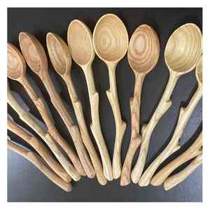 Cuchara de madera duradera, herramientas de cocina hechas a mano de Vietnam, Material Natural para cocinar, revolver y servir, superventas - Product Image 6