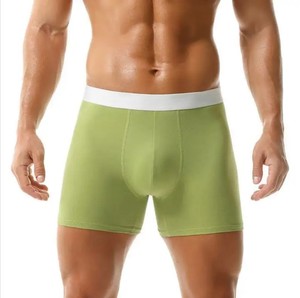 Calzoncillos bóxer de algodón LICRA sin costuras cómodos para hombre al por mayor, pantalones cortos deportivos transpirables con estampado de logotipo personalizado - Product Image 3