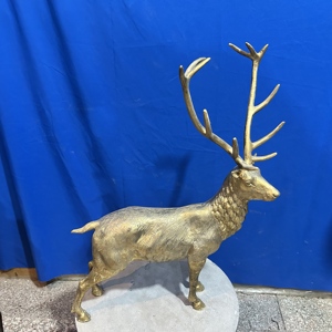 Esculturas <span class=keywords><strong>de</strong></span> Ciervos <span class=keywords><strong>de</strong></span> Bronce Personalizables a Tamaño Real, Estatuas <span class=keywords><strong>de</strong></span> <span class=keywords><strong>Animales</strong></span> <span class=keywords><strong>de</strong></span> Bronce Adecuadas para Decoración <span class=keywords><strong>de</strong></span> Jardines y Parques al Aire Libre - Product Image 3