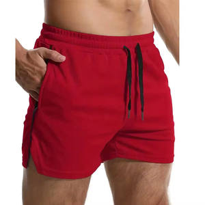 Pantalones cortos deportivos para hombre de secado rápido, transpirables, ligeros, para entrenamiento, correr, con cintura elástica, cómodos, para fitness activo. - Product Image 1