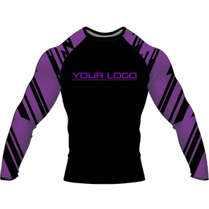 Maglietta Compressiva Traspirante per MMA e BJJ, Unisex, per Allenamento No Gi, Resistente, Personalizzabile, Anti-UV - Product Image 1