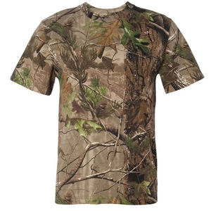 Camiseta de Algodón Grueso de Alta Calidad Fabricada con Estampado de Bosque Completo Personalizado, Ropa de Caza RealTree, Camiseta de Caza para Hombre - Product Image 2