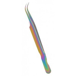 Pince à cils pointue en acier inoxydable multicolore avec logo personnalisé - Product Image 6