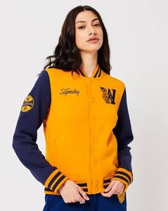 Chaquetas universitarias de forro polar de algodón con forro de sublimación/chaquetas de lana de alta calidad de diseño personalizado 100%/chaquetas de lana de algodón - Product Image 6