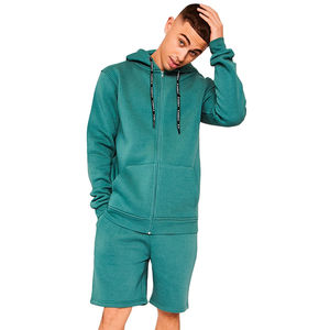 Sudadera con capucha deportiva informal para hombre primavera y otoño moda algodón mezclado con capucha Color sólido blusa suelta de manga larga pulóver - Product Image 5