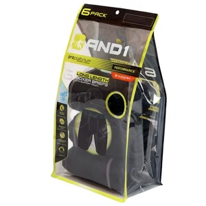 Flat Bottom Garment <b>Pouches</b> eco friendly <b>laminated</b> garment packing <b>pouches</b> for packaging solutions - Product Image 1