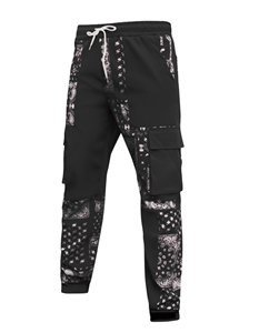 Wholesale High-Quality Printed Sweatpants - Customizable Unisex Cotton Joggers for Bulk Orders - Product Image 5