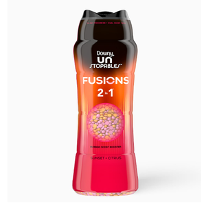 Downy Unstopables Fusions Perlas Aromatizantes para Lavadora con Aroma a Ámbar Brillante y Rosa, Precio Económico por Volumen para Compras Internacionales - Product Image 1