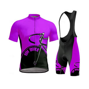 Conjunto de Jersey y pantalones cortos de ciclismo para hombre personalizado de alta calidad, diseño de ciclistas de bicicleta de beneficio, uniforme de ciclismo transpirable de secado rápido - Product Image 3