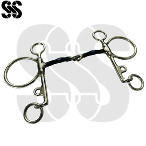 Mors de dressage anglais à double action, en acier inoxydable, de haute qualité, tendance, pour un contrôle ultime, par un vendeur de confiance - Product Image 4