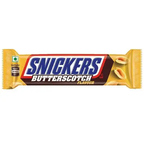 Kualitas terbaik dari Snickers Butterscotch susu kacang Sandwich coklat Bar