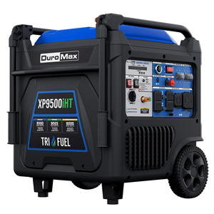 เครื่องกำเนิดไฟฟ้าอินเวอร์เตอร์แบบพกพา DuroMax XP9500iHT 9,500W ใช้ได้สามระบบเชื้อเพลิง-เสียงเงียบ THD ต่ำ - Product Image 1