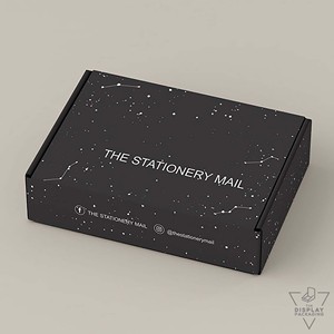 Caja de correo Kraft de papelería personalizada de primera calidad, papel de aluminio rojo y negro, exhibición de regalo de jabón plegable, servicios de impresión de embalaje Premium - Product Image 4