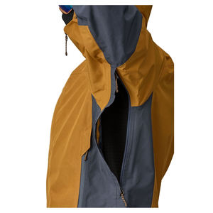 Veste de ski pour hommes de haute qualité Slim Canvas Design col montant fermeture à glissière techniques brodées décontracté hiver Service OEM - Product Image 3