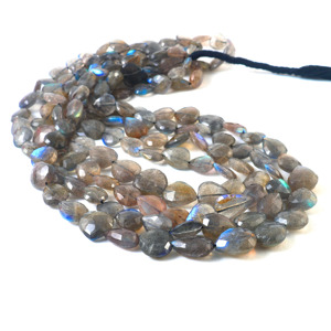 Cuentas de Labradorita Natural en Forma de Corazón, Cuentas Facetadas de 7-14 mm, Hilo de 16 Pulgadas, Suministros para la Fabricación de Joyas al por Mayor - Product Image 2