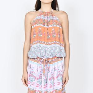 Ropa de resort de Bali personalizada para mujer, Vestido corto informal de rayón 100%, ropa de calle transpirable, ropa de verano al por mayor, patrón impreso - Product Image 6