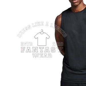 FANTASY WEAR 2026 Camisetas sin mangas de gimnasio para hombre al por mayor, 100% poliéster de malla transpirable, chaleco de entrenamiento ligero y transpirable - Product Image 3