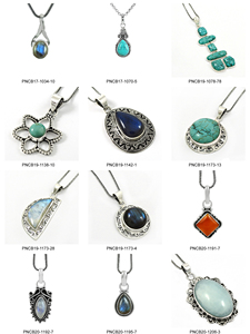 Bijoux de pierre de naissance de décembre en argent sterling 925 en forme de coussin de pierre précieuse turquoise naturelle pendentif unique prix de gros fournisseur - Product Image 4