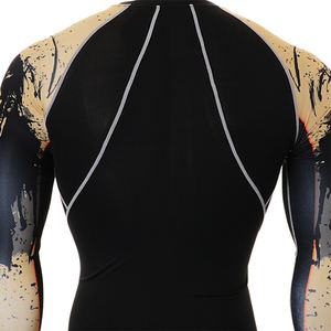 Offre Spéciale Adultes Hommes Manches Longues Compression Chemises Spandex Polyester Fait Hommes Combat Formation Rash Guard - Product Image 5