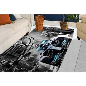 Tapis Lewis Hamilton in the Pits, Tapis de voiture, Tapis d'extérieur, Tapis de gym, Tapis de chambre de garçon, Tapis cadeau, Tapis fin non tissé - Product Image 5