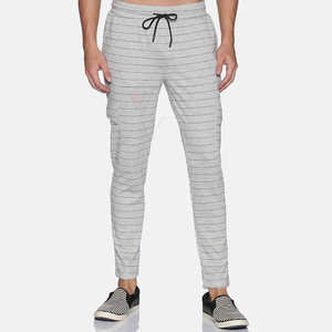 Pantalones de chándal para correr informales de secado rápido personalizados OEM para hombre, pantalones deportivos ajustados de algodón 100%, pantalones deportivos de talla grande lavados en línea a la venta para - Product Image 1