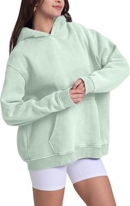 Mejores ventas de las mujeres sudaderas con capucha de gran tamaño cremallera completa diseño bordado 100% algodón Invierno bajo MOQ origen paquistaní venta al por mayor angustia - Product Image 4
