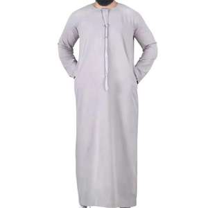 Nouveaux hommes Jubba Thobe arabe vêtements islamiques hiver musulman arabie saoudite arabe Abaya dubaï longues Robes traditionnelles - Product Image 1