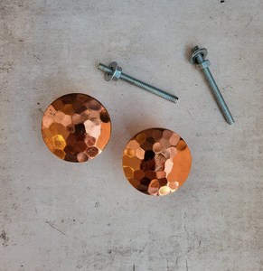 Copper <b>Cupboard</b> Door Handle Hammered Iron Knobs for Home Dresser Door Cabinet Furniture Decorative <b>Kitchen</b> Wardrobe Handle Knobs - Product Image 4