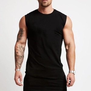 Vêtements de sport en coton pour hommes Chemise sans manches d'entraînement Débardeur de musculation Vêtements de sport de fitness Gilets musculaires pour hommes Débardeur - Product Image 5