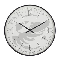 Horloge à pendule en fer, analogique à quartz, motif oiseau abstrait, style antique européen, luxe vintage, décontractée, minimaliste, pour affaires et fêtes