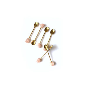 Ensemble de couverts en laiton de haute qualité avec manche en résine, vaisselle, ensemble de couverts 6 pièces en solde - Product Image 1