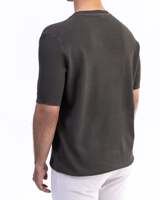 T-shirt personnalisé pour homme en coton 100% tricoté, grande taille, écologique, avec logo imprimé