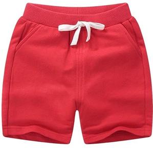 Personalizado OEM más vendido liso blanco niños naranja Color sudor corto gimnasio deportes al aire libre Casual niños corto transpirable - Product Image 3