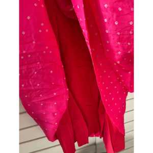 Vestido informal de chifón JODHPUR 131 con tirantes Bandhani, corte holgado y mangas tipo espagueti. - Product Image 4