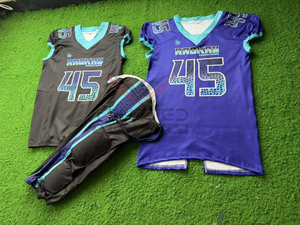 Uniforme de Fútbol Americano Personalizado con Cuello en V, Manga Corta, Color Sólido, 2025, Alta Calidad, Hecho a Medida, Secado Rápido y Transpirable - Product Image 3