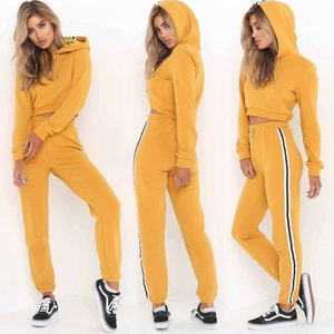 Ensemble de yoga personnalisé pour femmes, 2 pièces, en spandex/nylon, séchage rapide, respirant, taille élastique, motif uni, logo sur le devant, nouveau design - Product Image 1