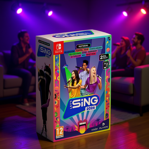 Jeu vidéo SWITCH Let's Sing 2026 avec 2 microphones, version internationale PEGI 12+, 1160726, jeux portables - Product Image 3