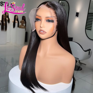 Perruques Lace Front en Cheveux Humains Vietnamiens Bruts, Dentelle HD 13x4, Ondulation Body Wave, Densité 250%, Coiffures Longues et Lisses pour Femmes Noires - Product Image 2