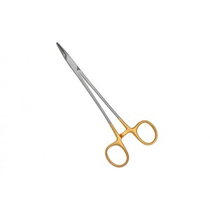 Baumgartner Manual 14cm soporte de aguja de acero inoxidable insertos de carburo de tungsteno base de instrumentos quirúrgicos dentados de alta calidad - Product Image 2