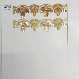 Elegant <b>Black</b> Floral Embroidered <b>Lace</b> Intricate Detailing for Sophisticated Bridal Gowns Evening Wear Durable for Bags Cloth - Product Image 1