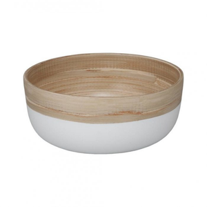 Bol de service en bambou naturel bohème de haute qualité motif rond ensemble de cuillères écologiques en gros pour une utilisation en cuisine - Product Image 5