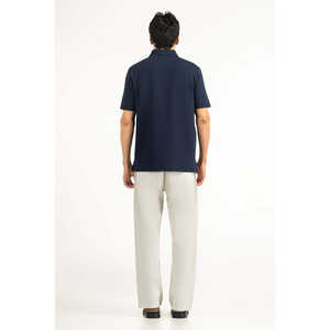 Polo de haute qualité avec broderie, coupe ajustée ou ample, en tissu tricoté infroissable, motif uni, idéal pour le golf - Product Image 6