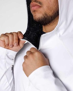 Sweat à capuche léger et respirant pour homme, en polaire, avec demi-zip, logo brodé, design décontracté, imprimé, best-seller - Product Image 6