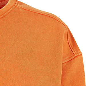 Nouveau design hiver surdimensionné femmes sweat-shirt doublé tricoté Polyester/coton tenue décontracté avant Logo Option vente directe d'usine - Product Image 6